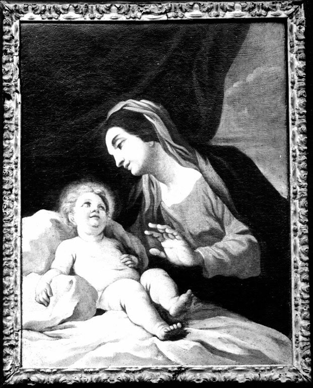 Madonna con Ges&ugrave; Bambino (dipinto) - ambito romano (seconda met&agrave; s